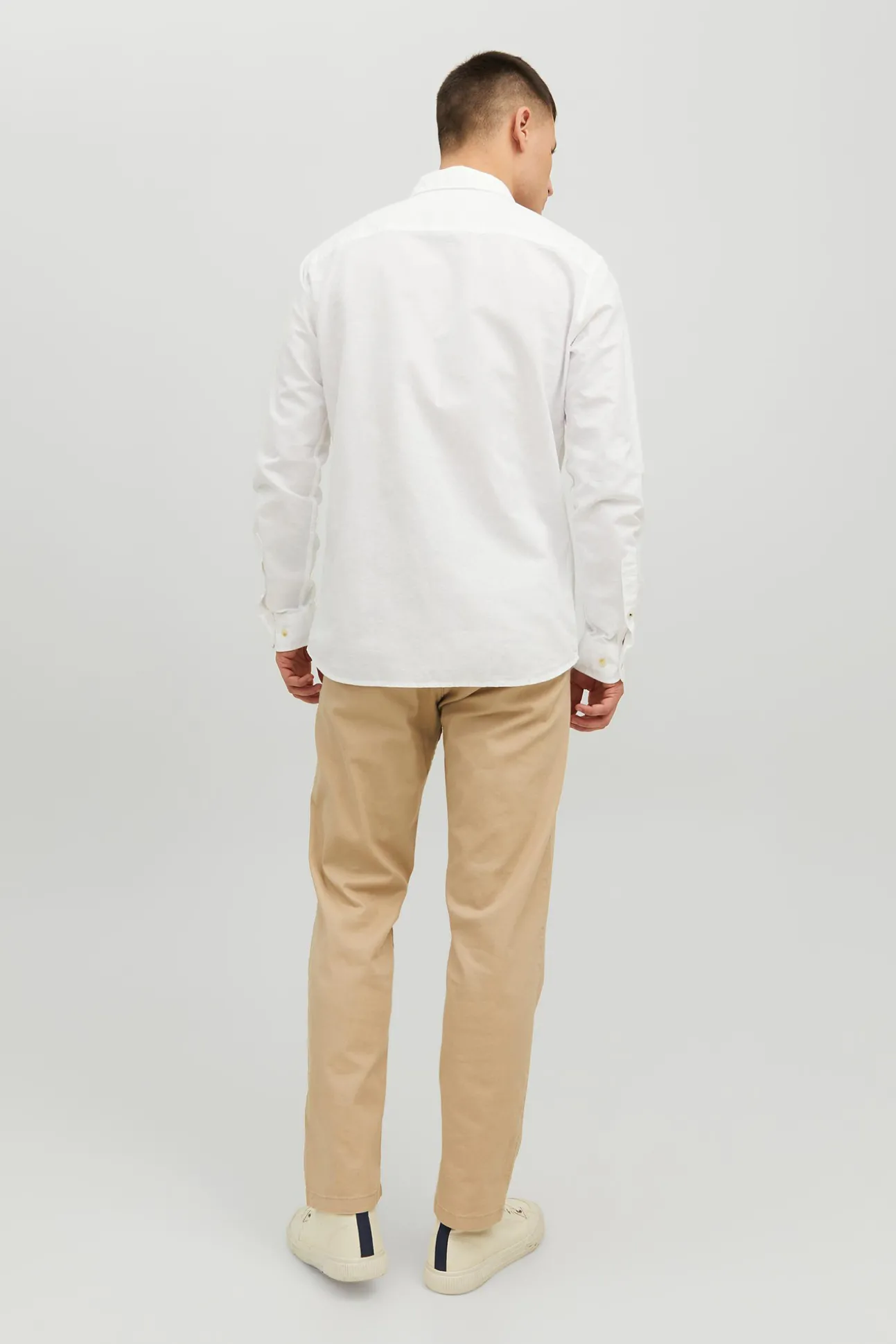 Camisa Lino Manga Larga
