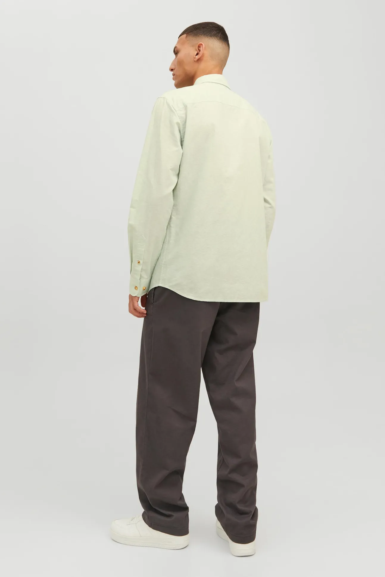 Camisa Lino Manga Larga