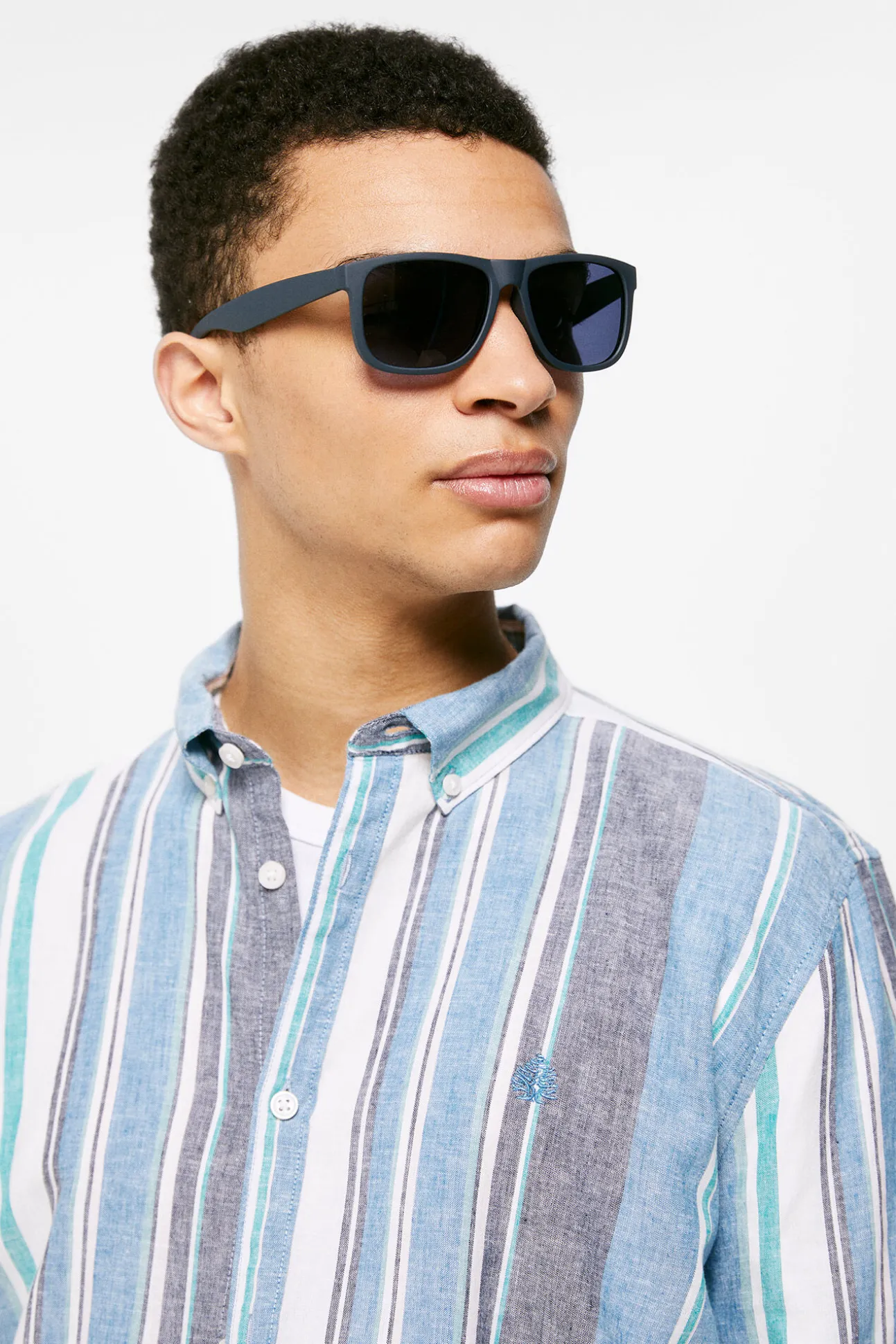Camisa Lino Rayas