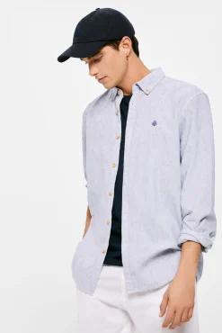 Camisa Lino Rayas