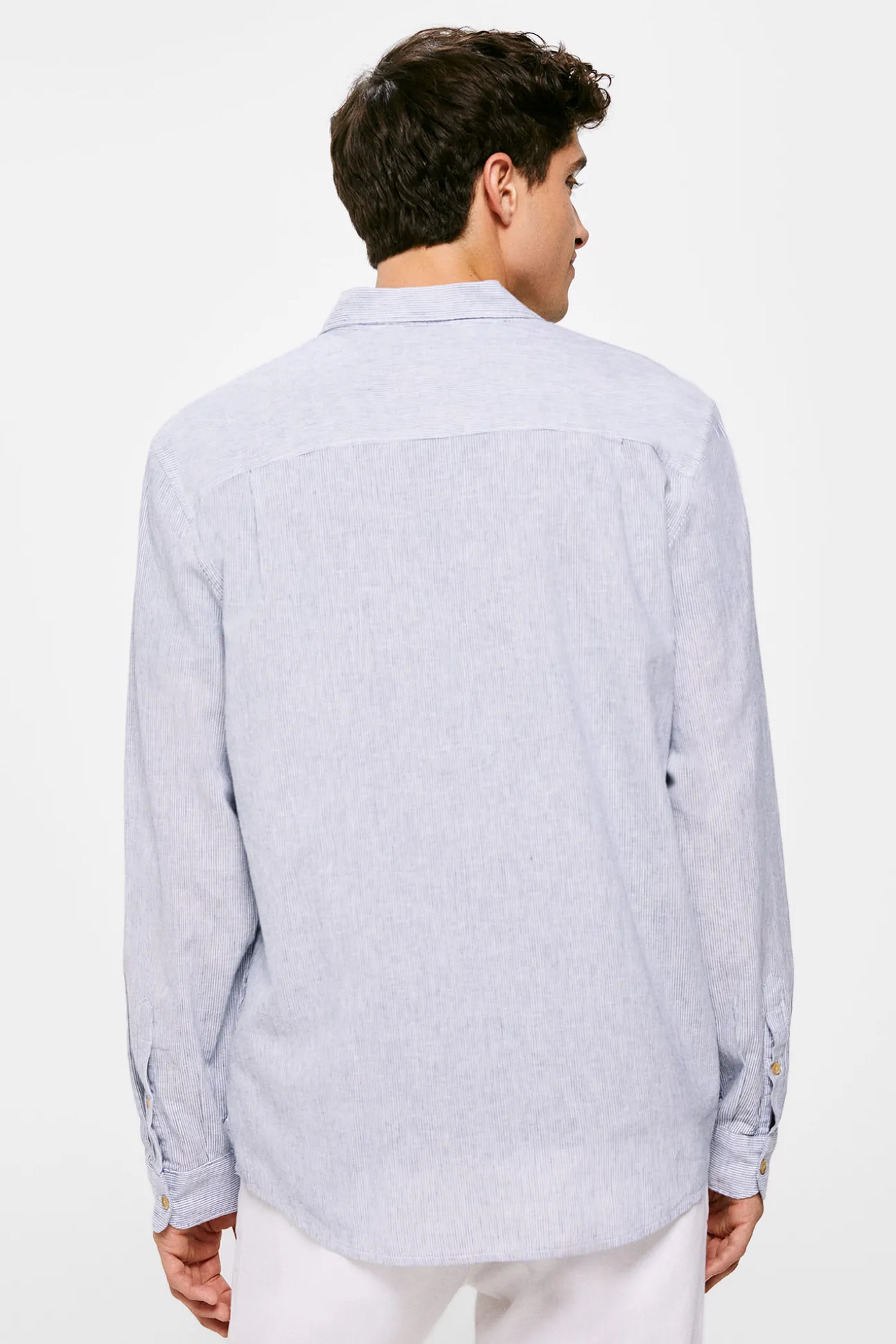 Camisa Lino Rayas