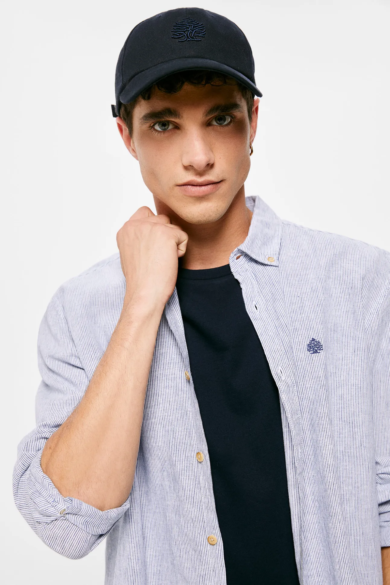 Camisa Lino Rayas