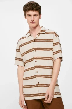 Camisa Lino Rayas