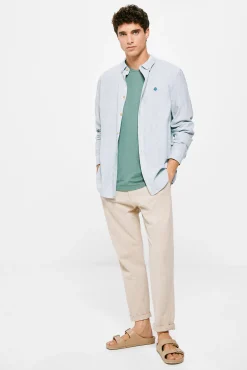 Camisa Lino Rayas
