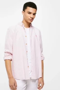 Camisa Lino Rayas