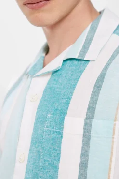 Camisa Lino Rayas