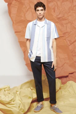 Camisa Lino Rayas