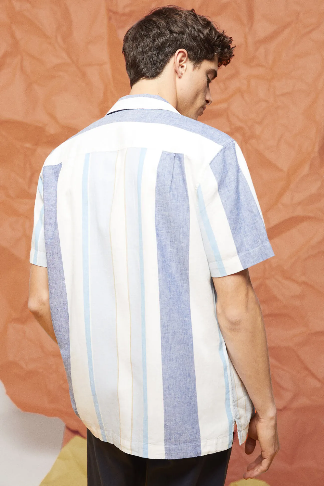 Camisa Lino Rayas