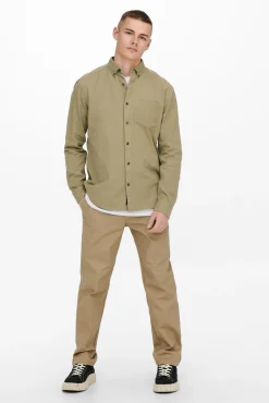Camisa Lisa Bolsillo