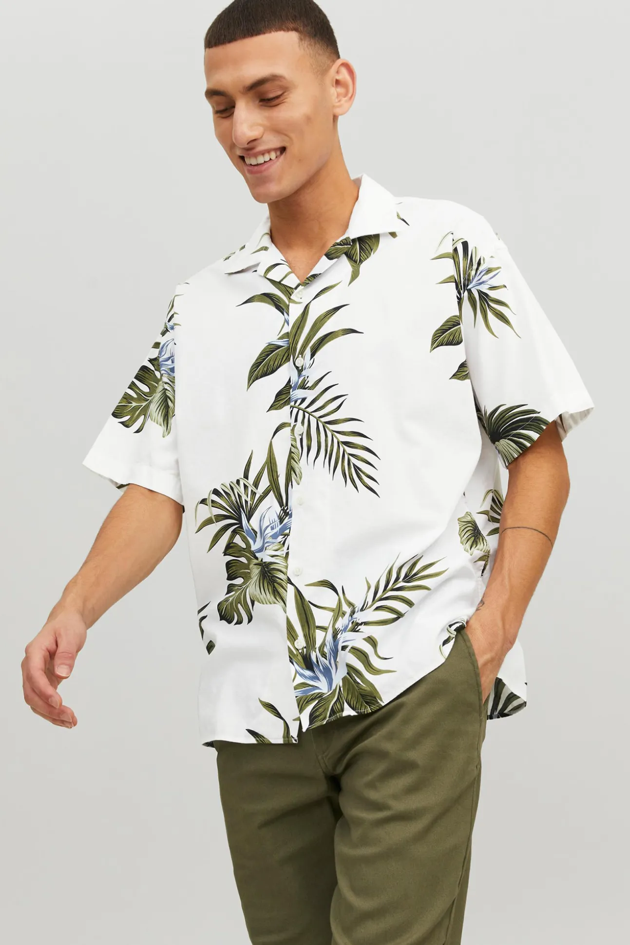 Camisa Manga Corta Estampada