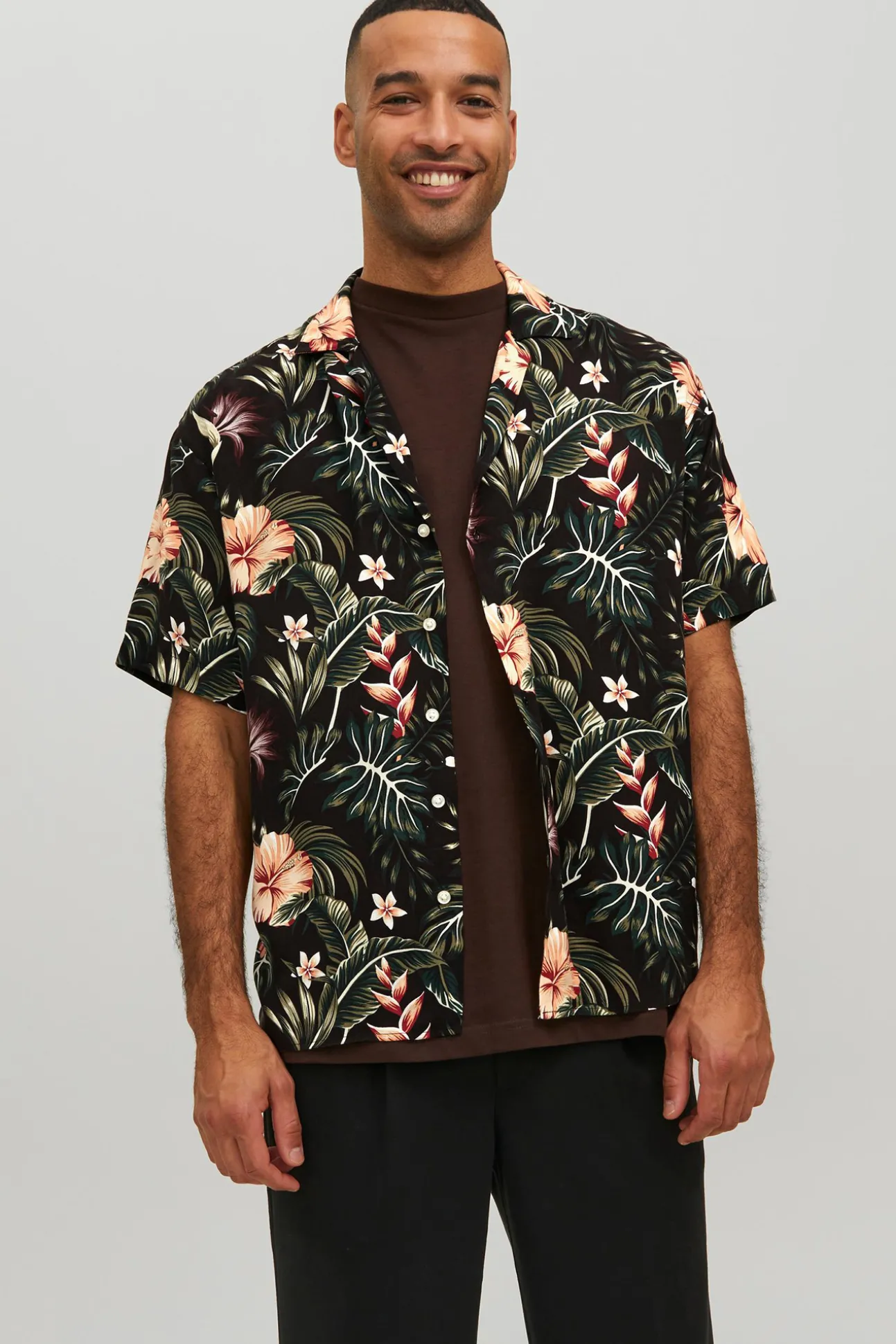 Camisa Manga Corta Print Floral
