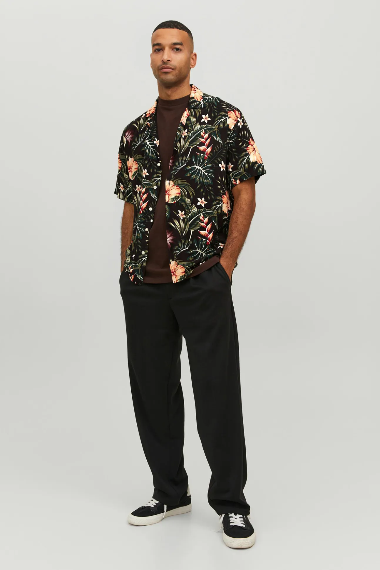 Camisa Manga Corta Print Floral