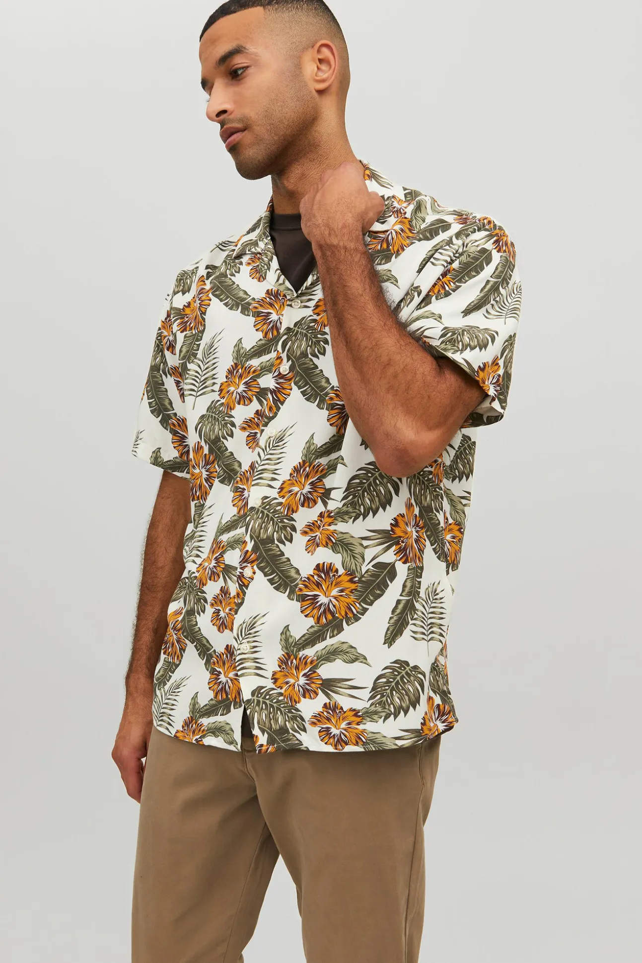 Camisa Manga Corta Print Floral