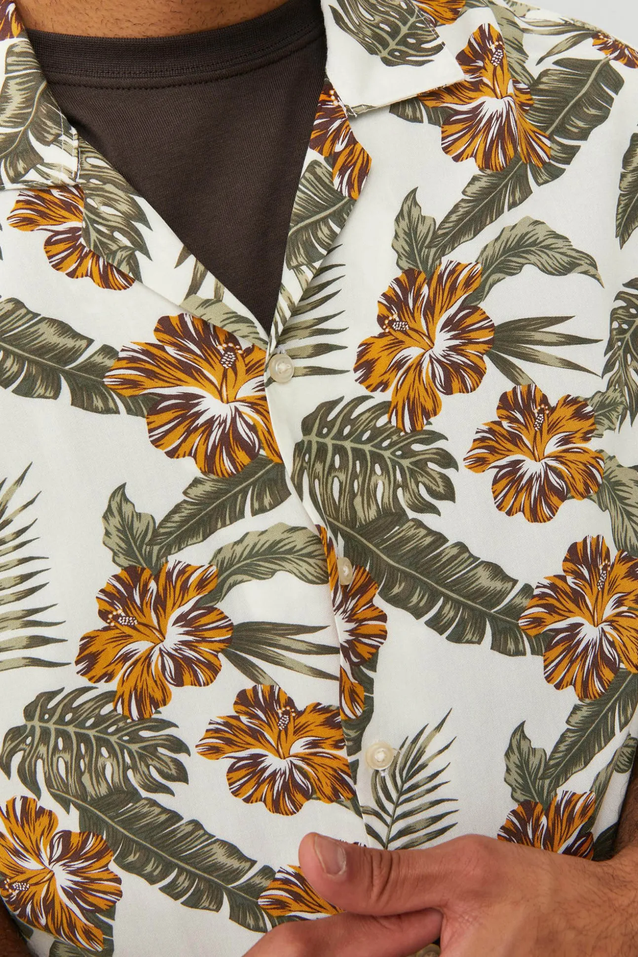 Camisa Manga Corta Print Floral