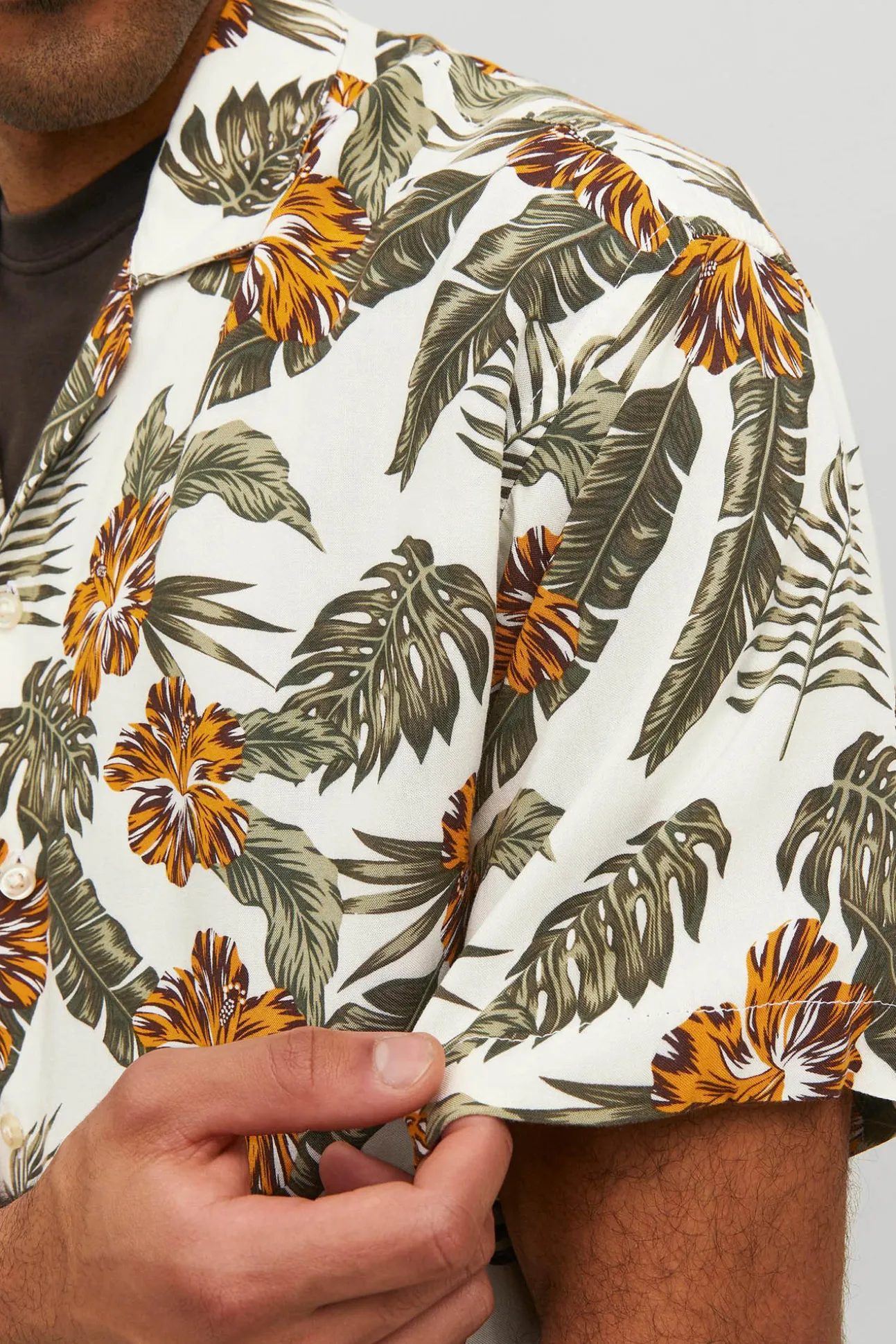 Camisa Manga Corta Print Floral