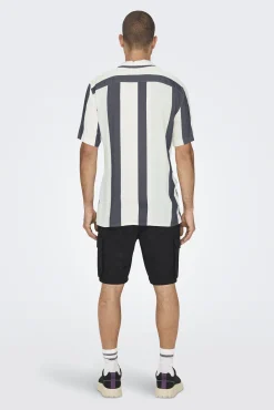 Camisa Manga Corta Rayas
