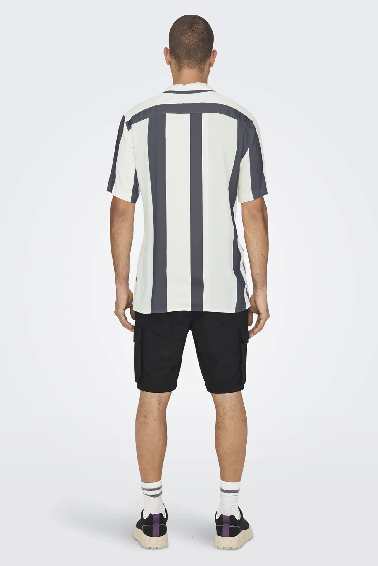 Camisa Manga Corta Rayas