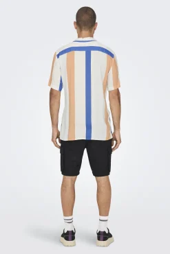 Camisa Manga Corta Rayas