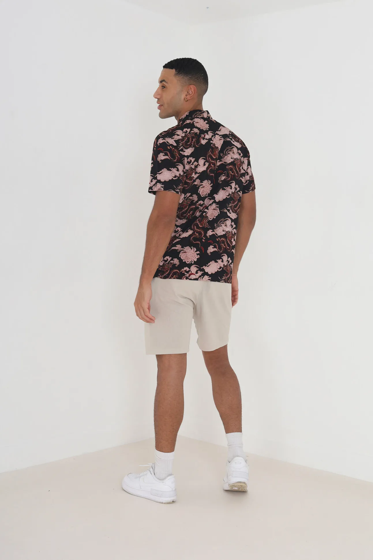 Camisa Manga Corta Y Estampada.
