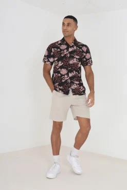 Camisa Manga Corta Y Estampada.