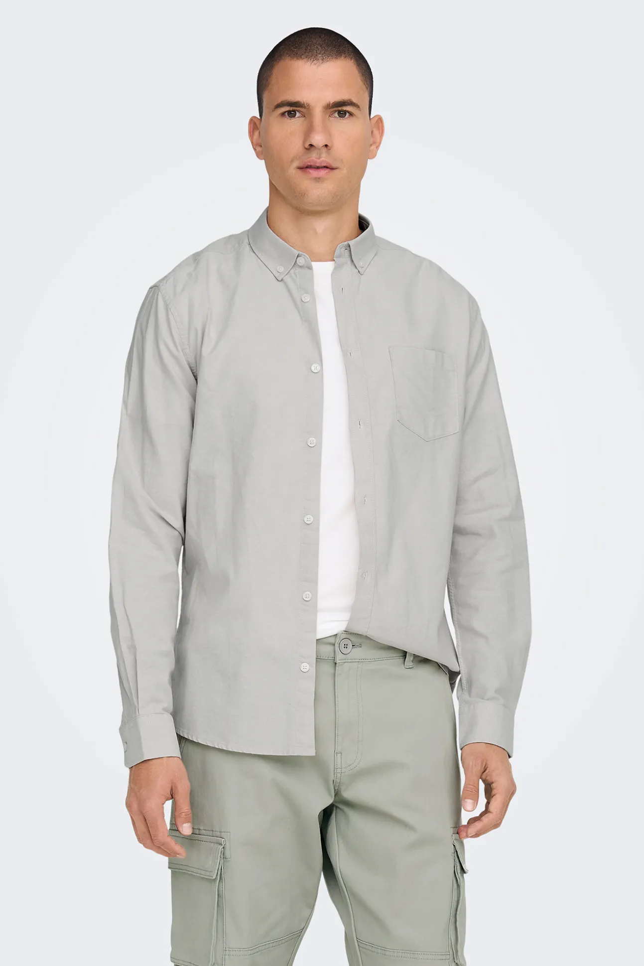 Camisa Oxford