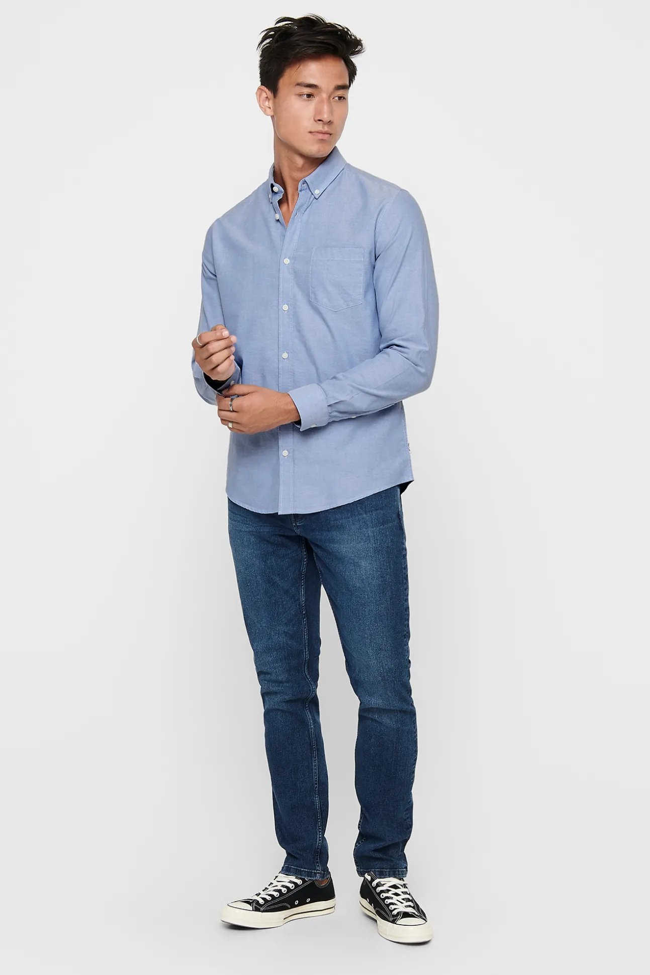 Camisa Oxford