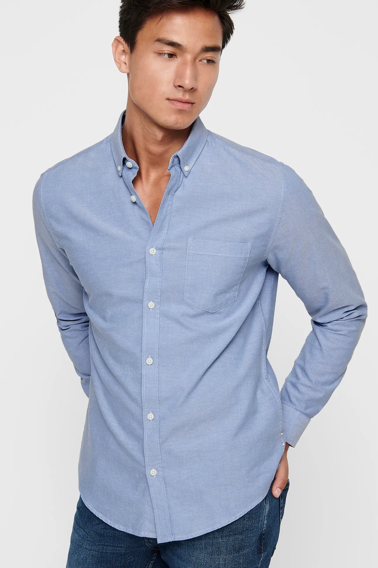 Camisa Oxford