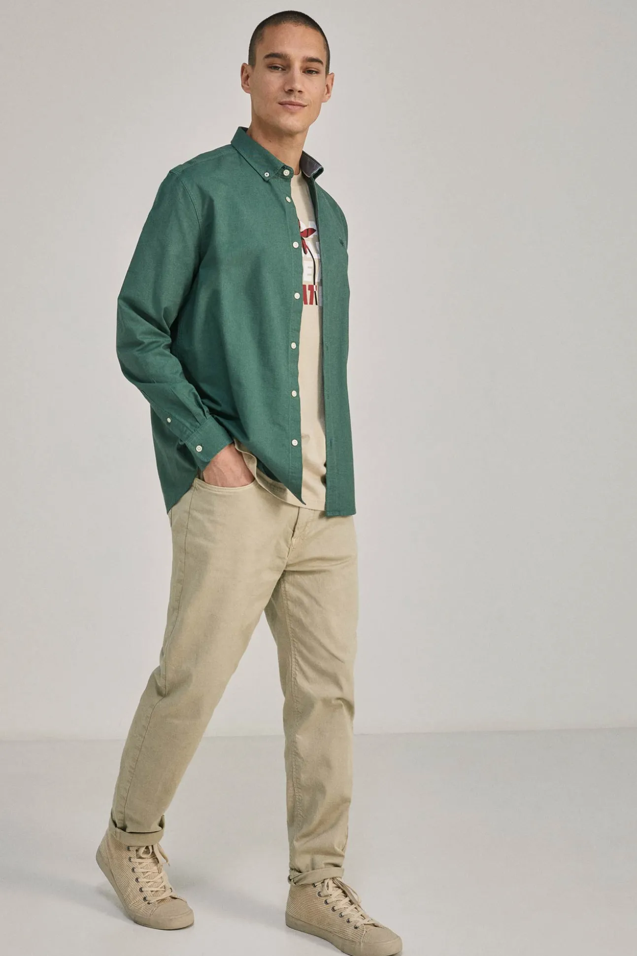 Camisa Oxford Color