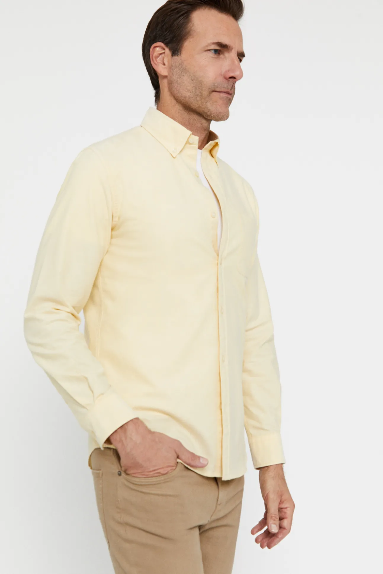 Camisa Oxford Liso