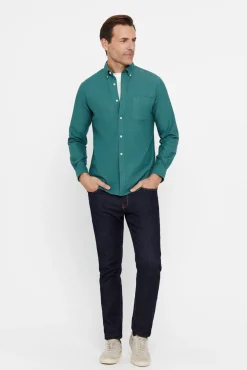 Camisa Oxford Liso