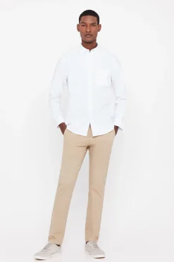 Camisa Oxford Liso Facil Plancha