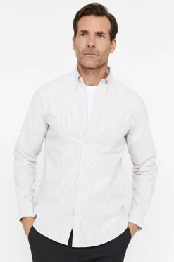 Camisa Oxford Rayas