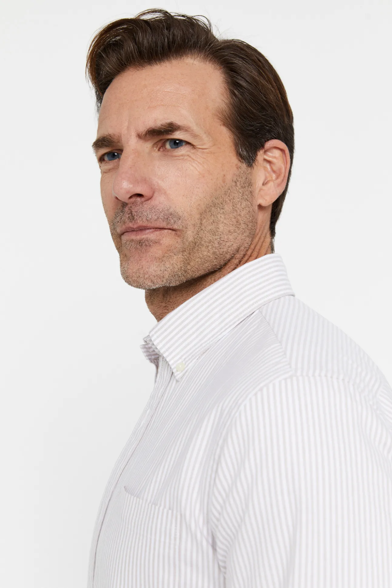 Camisa Oxford Rayas