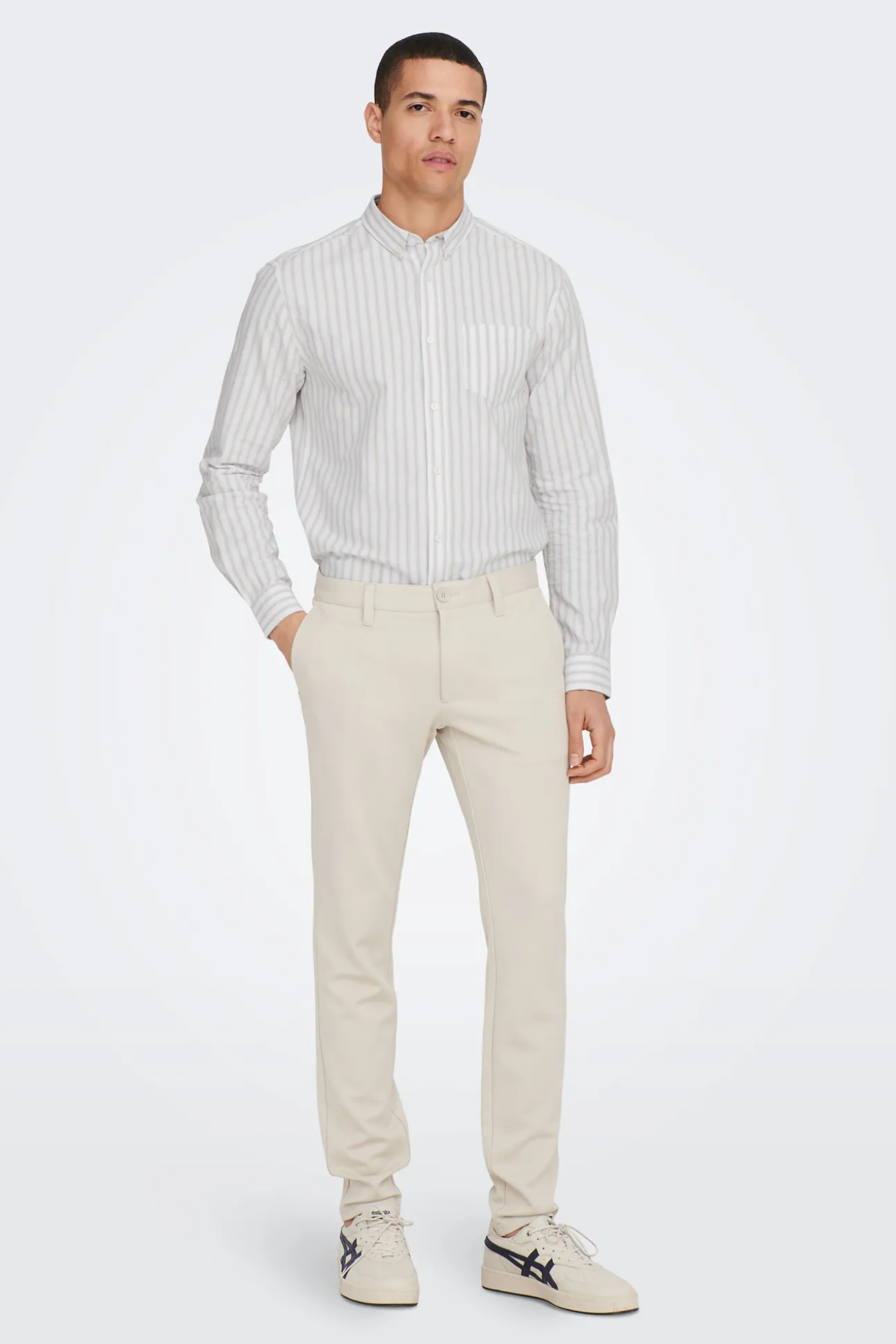 Camisa Oxford Rayas