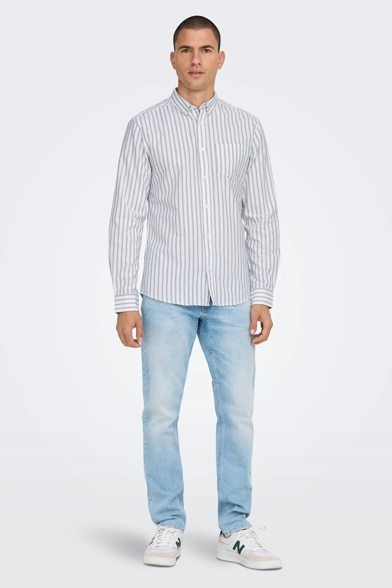 Camisa Oxford Rayas