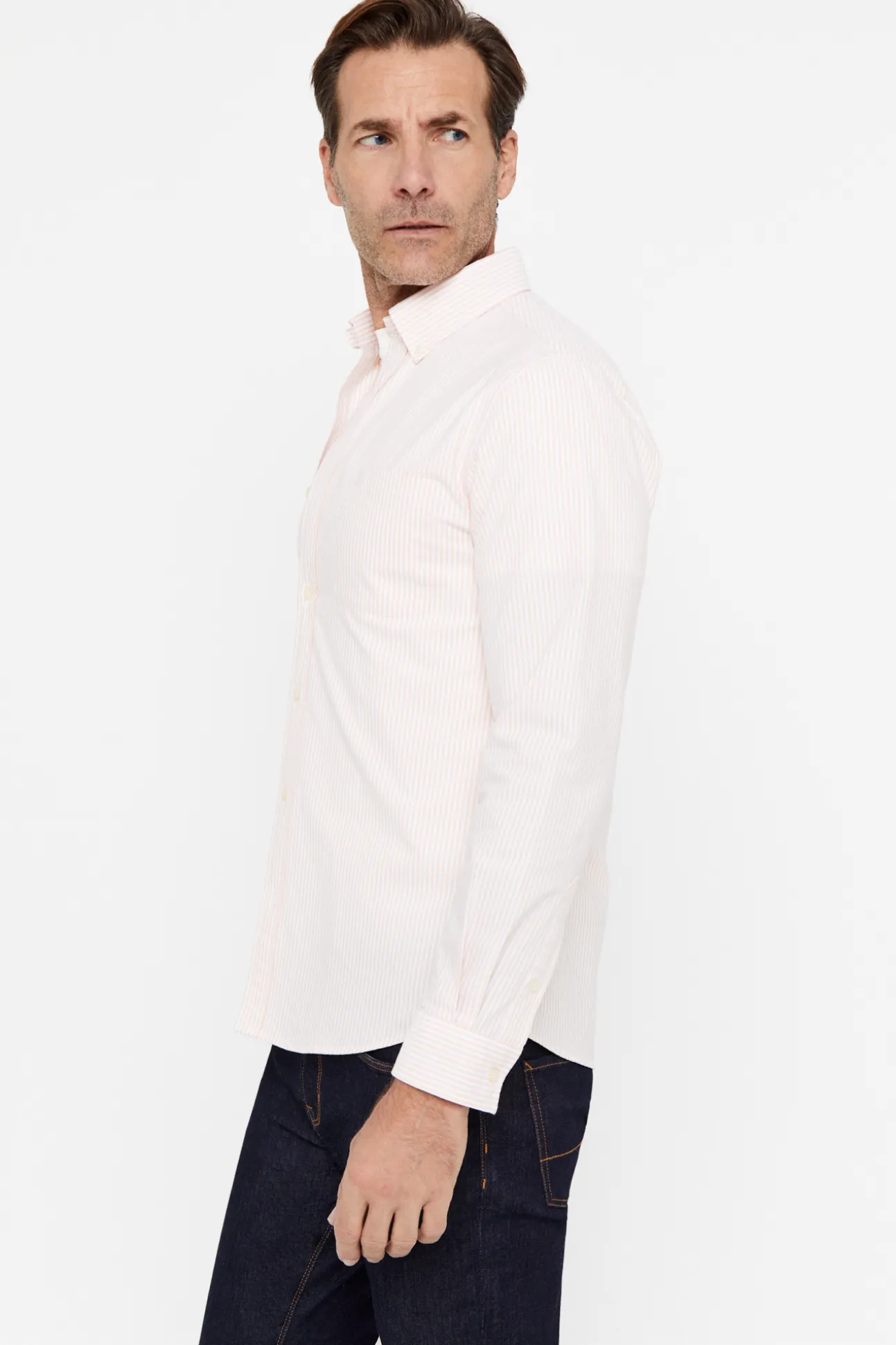 Camisa Oxford Rayas