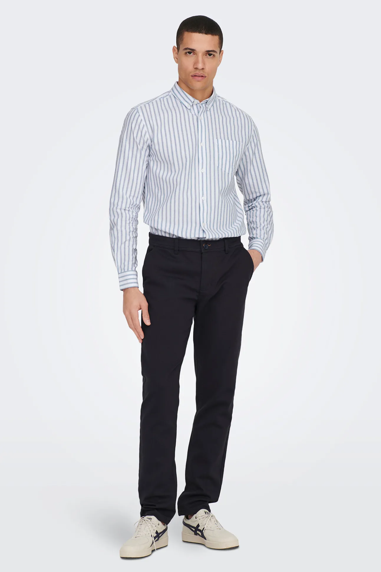Camisa Oxford Rayas