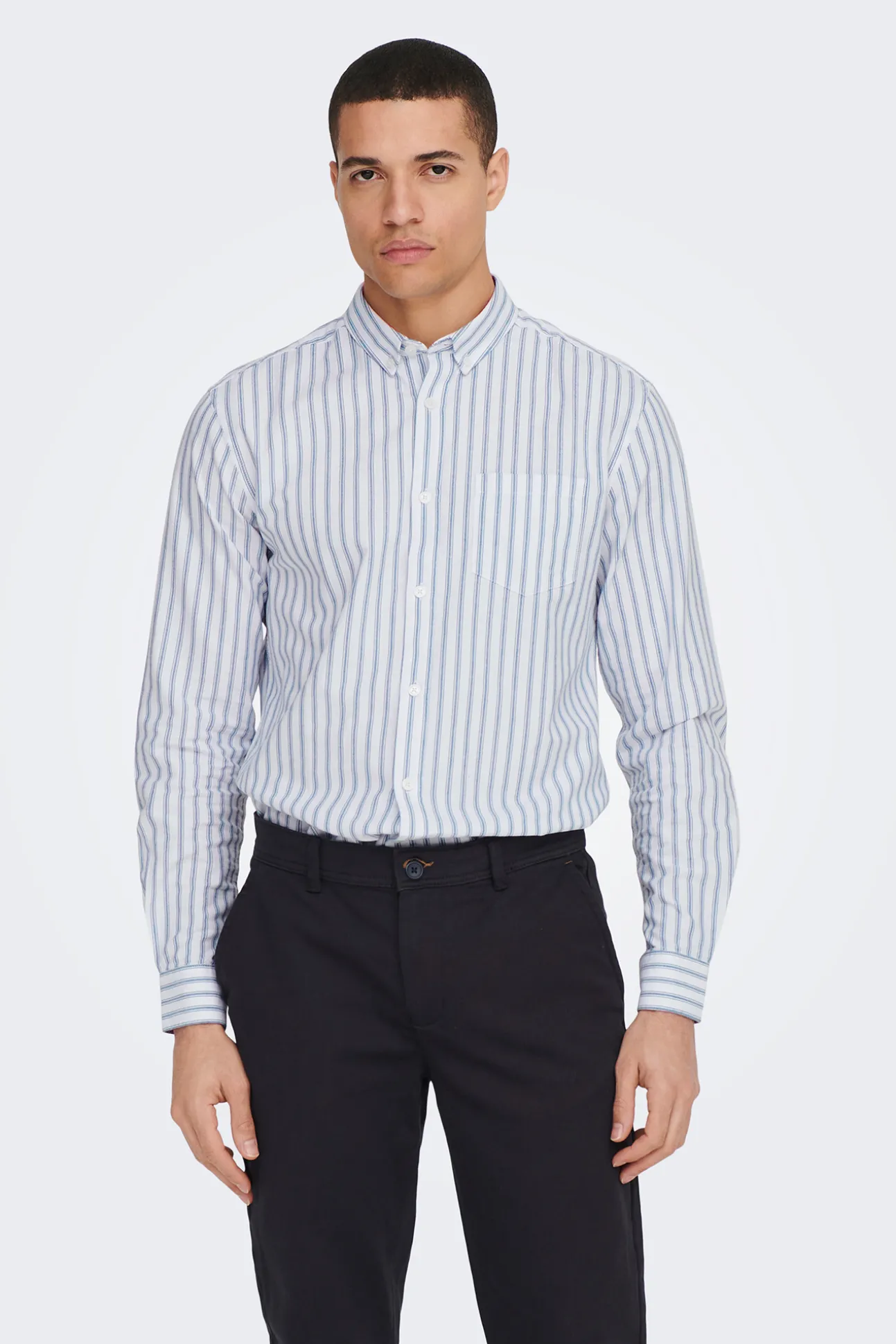 Camisa Oxford Rayas