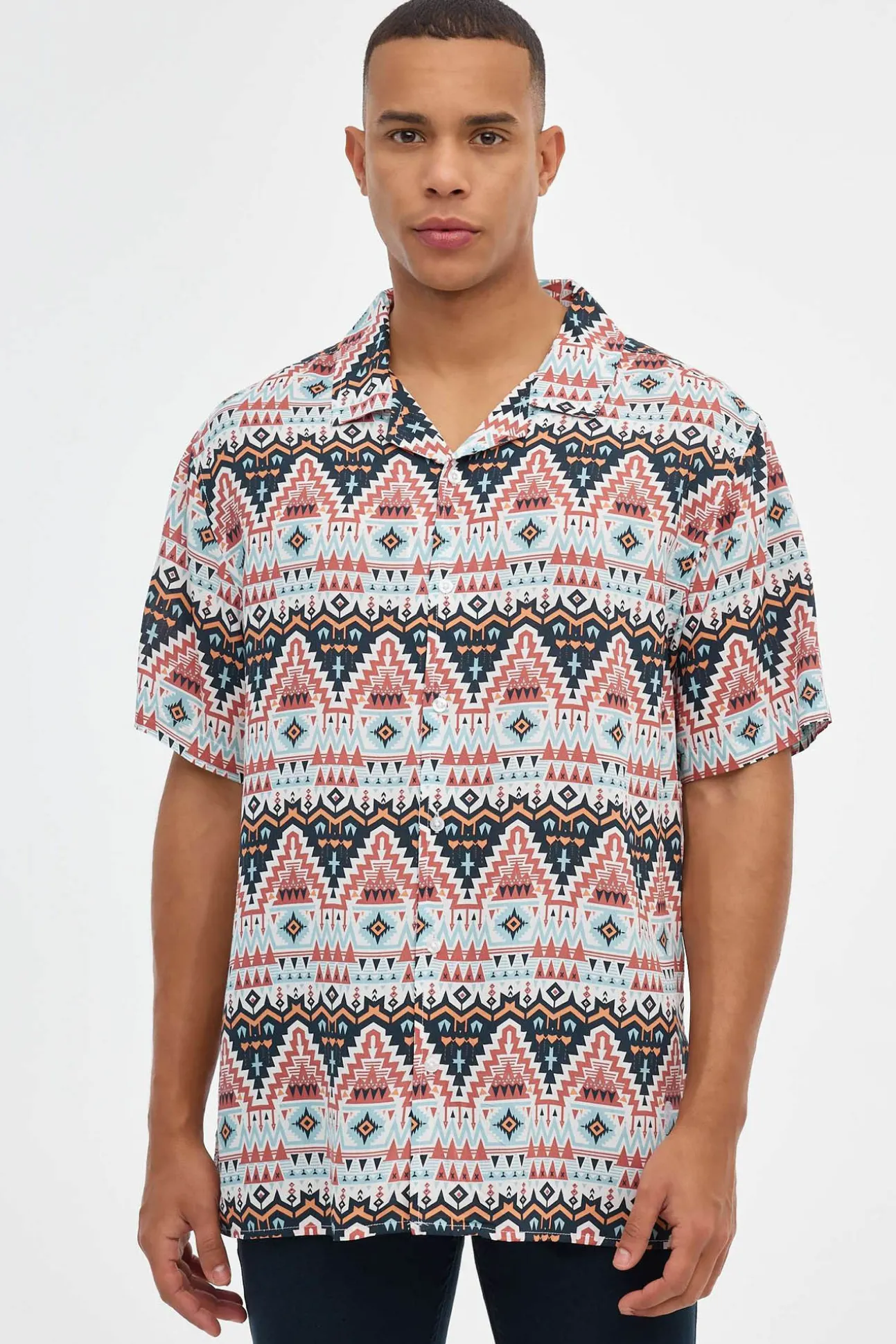 Camisa Print Geometrico