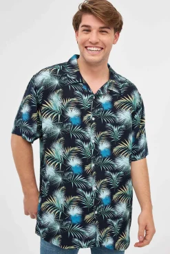 Camisa Print Hojas
