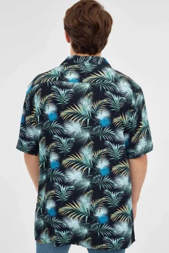 Camisa Print Hojas