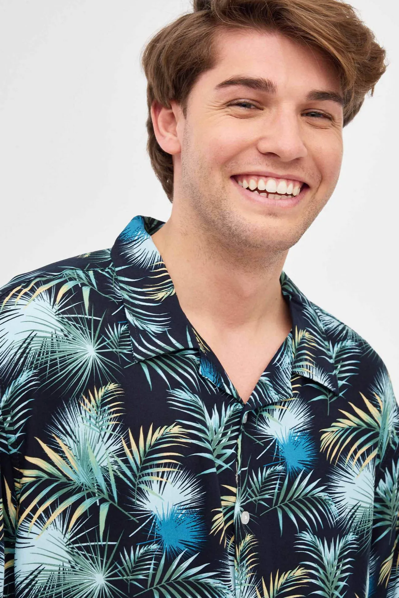 Camisa Print Hojas