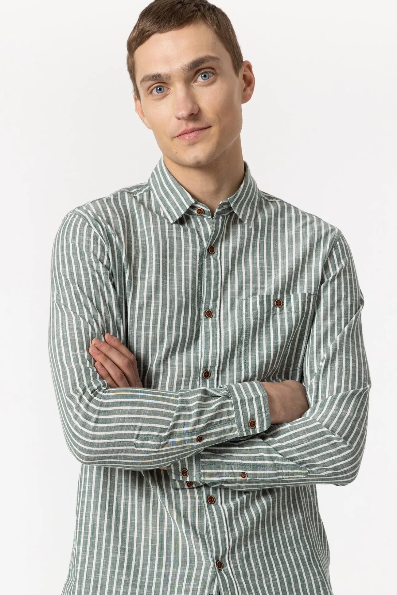 Camisa Regular Fit Rayas