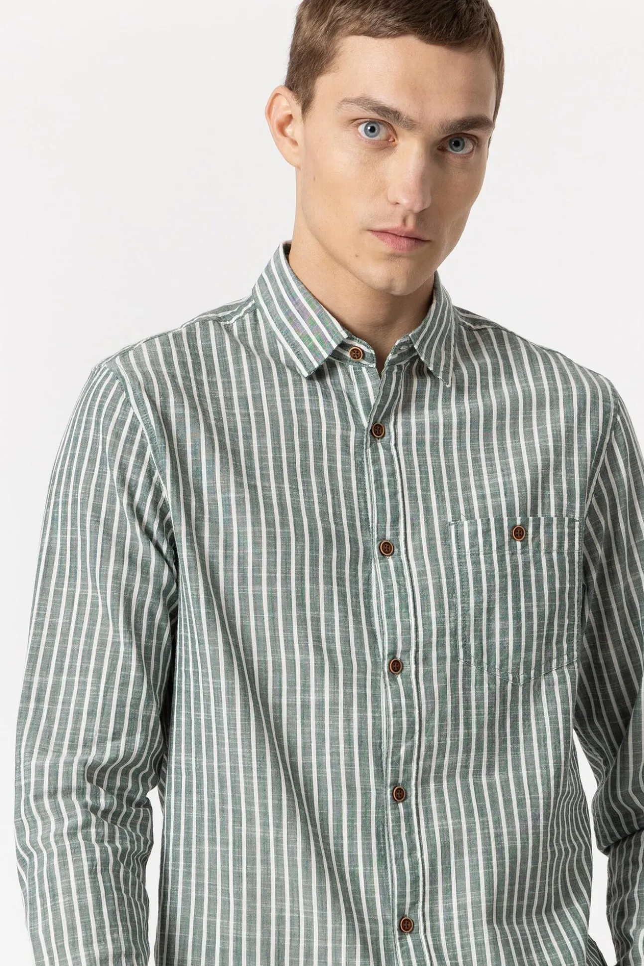 Camisa Regular Fit Rayas