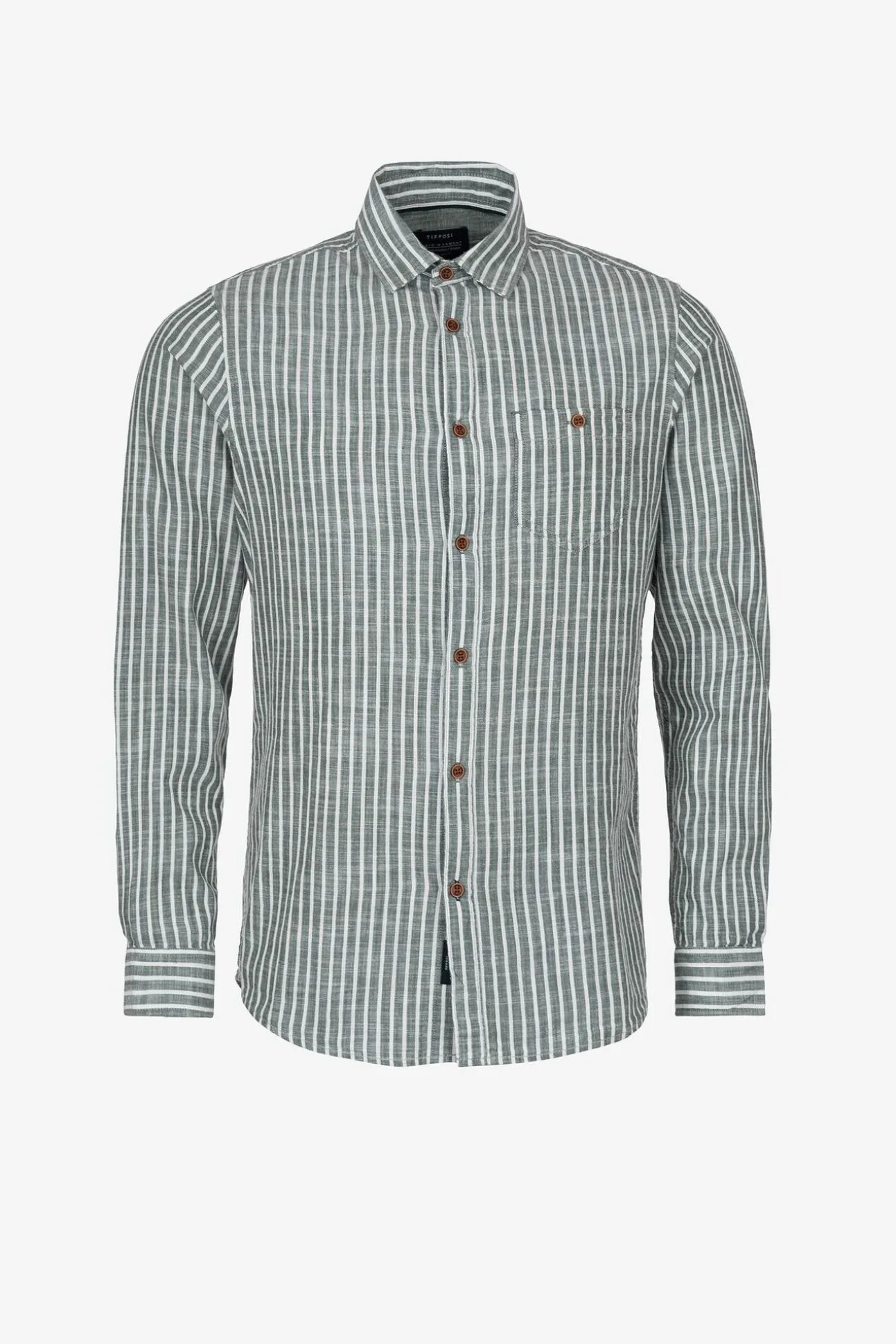 Camisa Regular Fit Rayas