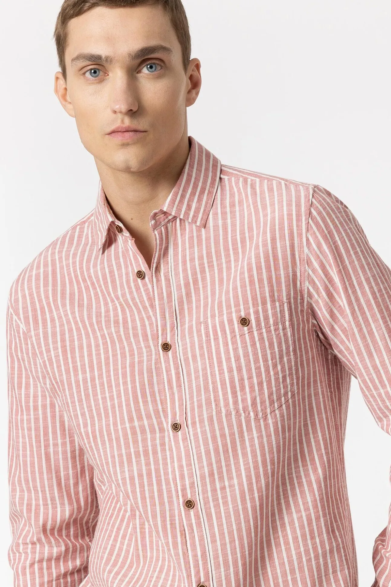 Camisa Regular Fit Rayas