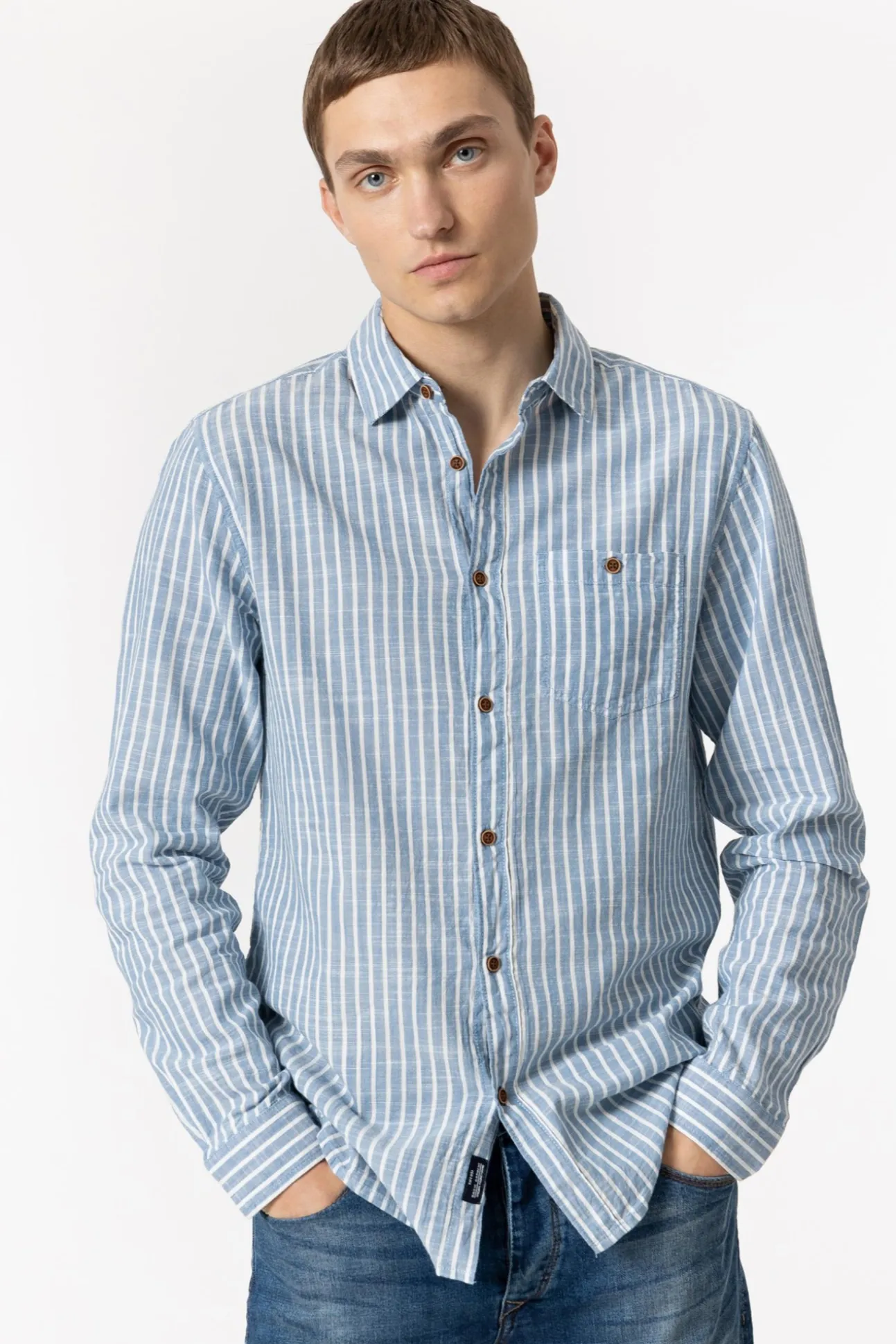 Camisa Regular Fit Rayas