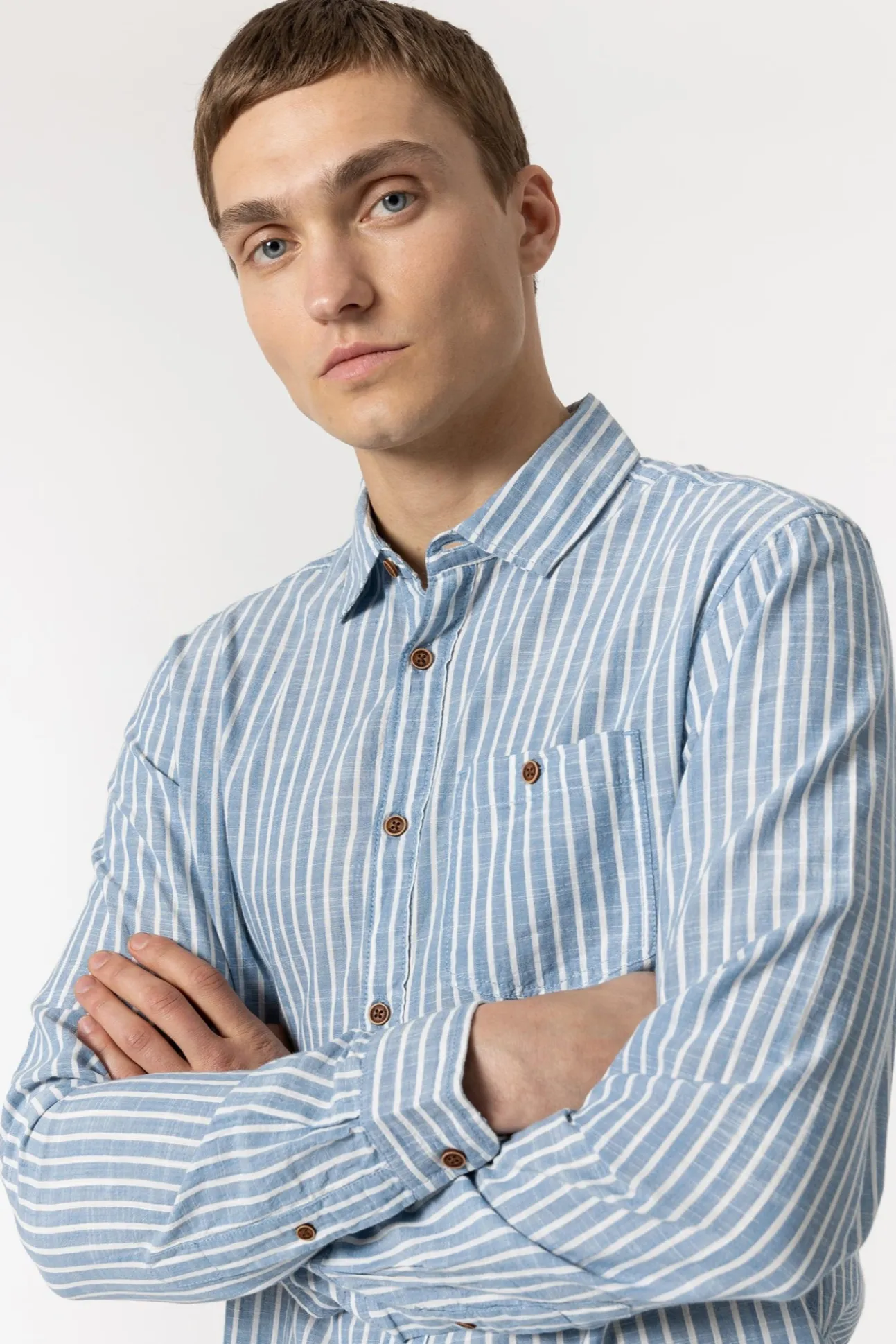 Camisa Regular Fit Rayas