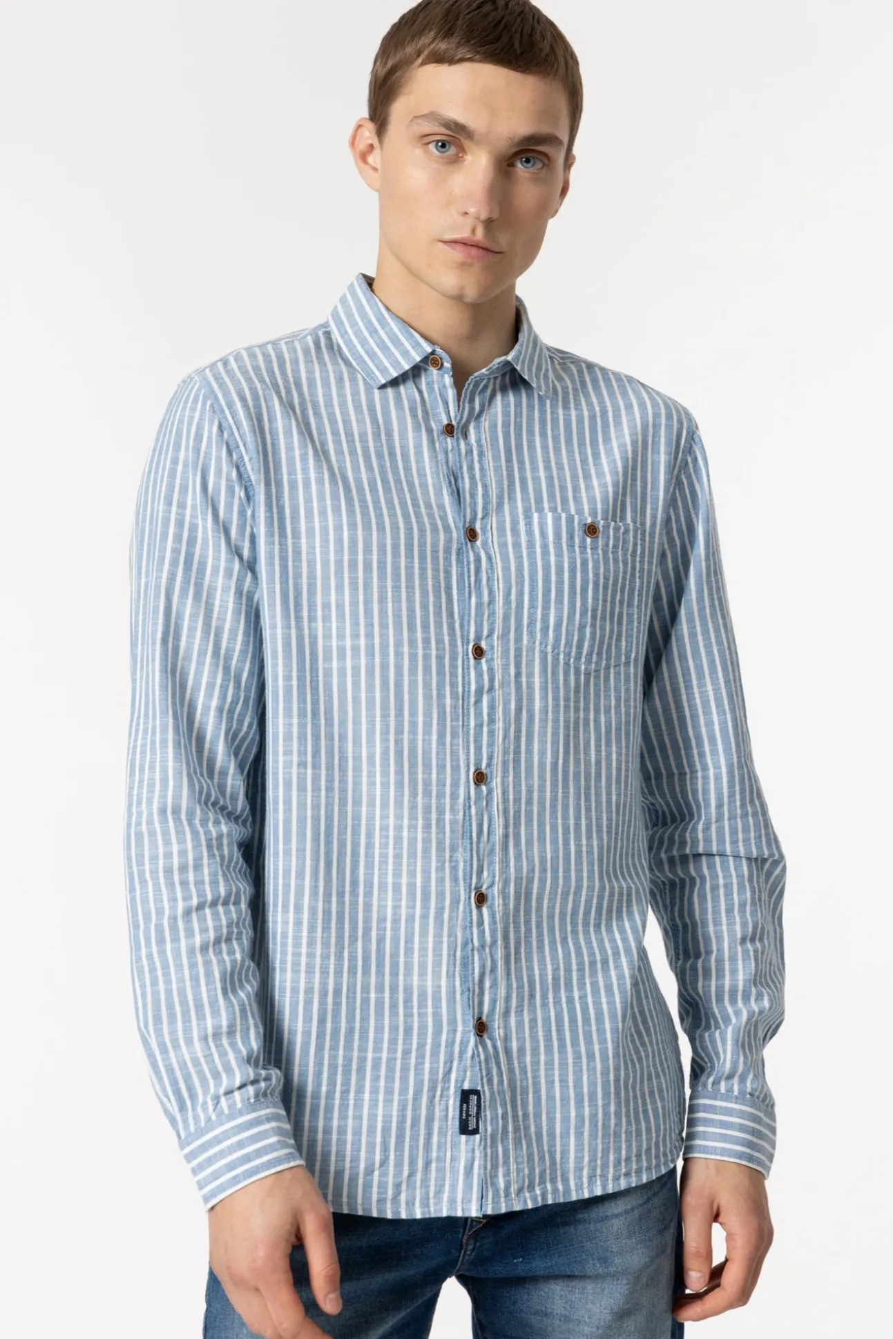 Camisa Regular Fit Rayas