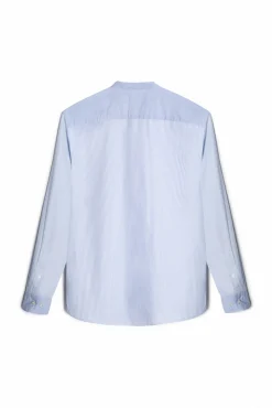 Camisa Slim Cuello Mao Estampado Rayas